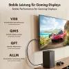 LogiLink HDMI-Kabel A/M zu A/M 8K/60Hz 48Gbps Metall Nylon Zertifiziert Schwarz 2m
