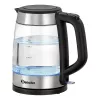 Bartscher 200096 Glaskanne Elektrischer Wasserkocher 1,7L 2200W Silber
