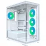 MONTECH TG3 PC-Gehäuse, Tempered Glass x2, Weiß