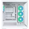 MONTECH TG3 PC-Gehäuse, Tempered Glass x2, Weiß