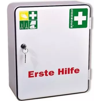 Söhngen Erste-Hilfe-Schrank 5001001 Weiß Stahl Wandmontierbar