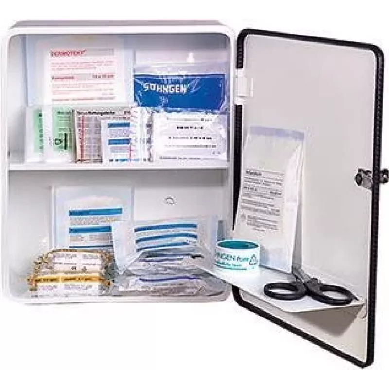 Söhngen Erste-Hilfe-Schrank 5001001 Weiß Stahl Wandmontierbar