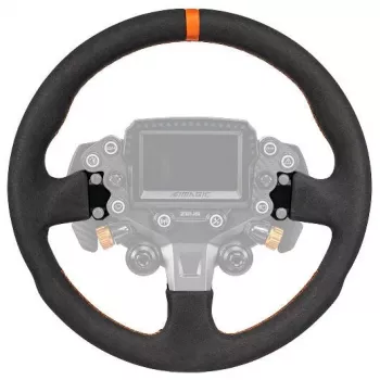 Simagic ZS-330RR Alcantara Lenkradkranz, 330mm, ohne Nabe