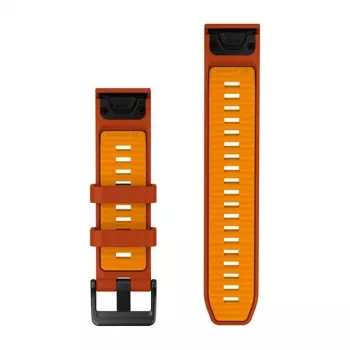 Garmin QuickFit 22 Uhrenarmband, Silikon, Autumn Orange/Spark Orange