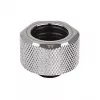 Thermaltake Pacific C-PRO G1/4 PETG Rohr 16mm Außendurchmesser Kompressionsfitting Chrom
