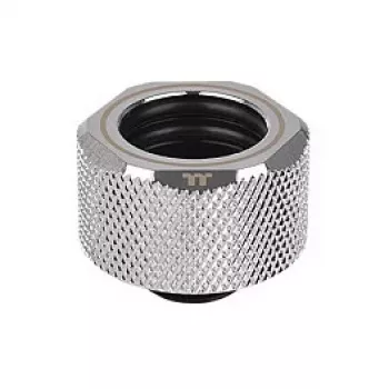 Thermaltake Pacific C-PRO G1/4 PETG Rohr 16mm Außendurchmesser Kompressionsfitting Chrom