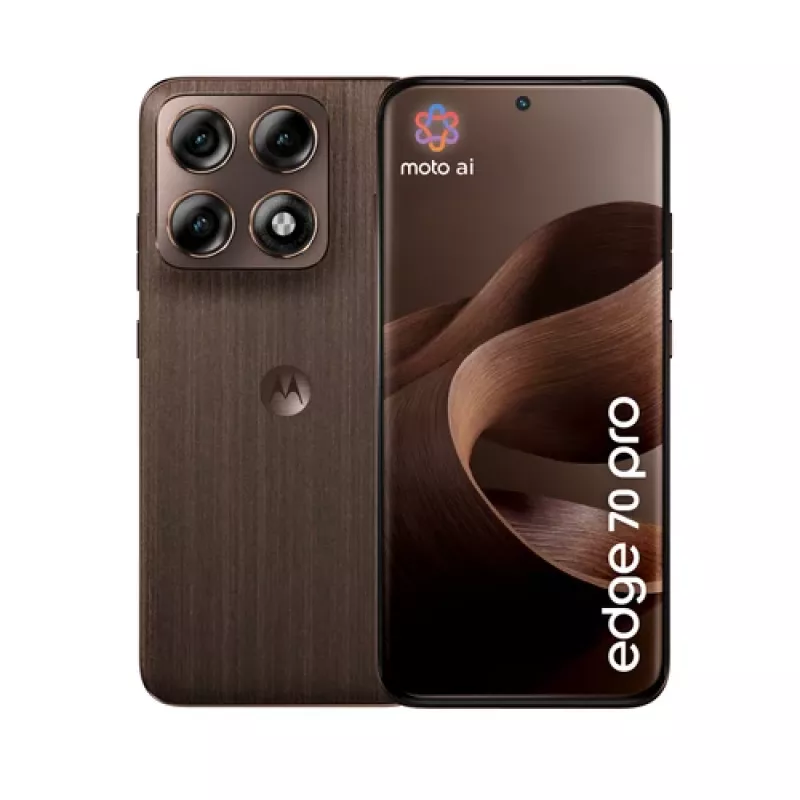 Motorola Moto Edge 70 Pro 8/256GB Pantone Chicory Coffee (Holz)