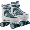 HUDORA Rollschuhe Gr. 28-31, Blau/Weiß, Sneaker-Look