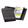 DURABLE VISIFIX 200 Visitenkarten-Ringbuch, 200 Karten, A-Z Register, Schwarz 238558