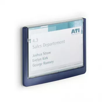 DURABLE CLICK SIGN Türschild 149 x 105,5 mm, Dunkelblau, 486107