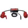 BENNING 044140 3-Phasen-Aktiv-Messadapter für CEE 16A 5-polige Steckdosen, 400V