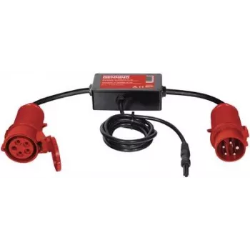 BENNING 044140 3-Phasen-Aktiv-Messadapter für CEE 16A 5-polige Steckdosen, 400V