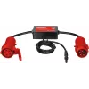 BENNING 044140 3-Phasen-Aktiv-Messadapter für CEE 16A 5-polige Steckdosen, 400V