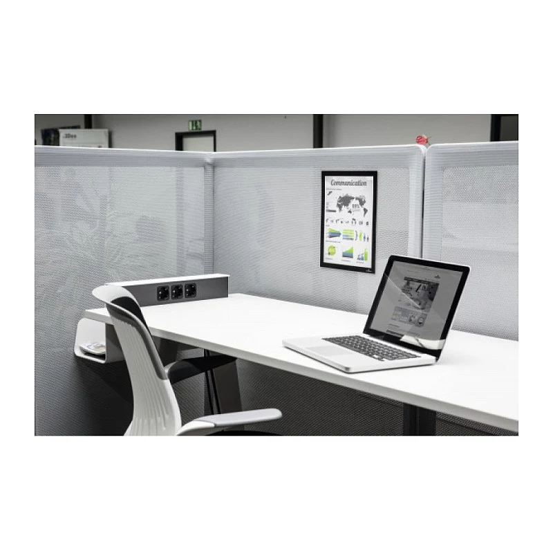DURABLE DURAFRAME GRIP A4 Informationsrahmen, selbstklebend, Schwarz 496801