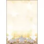 Sigel Weihnachtsmotiv-Papier Glitzersterne - A4 (210 x 297 mm) - 90 g/m² - 100 Blatt (DP029)