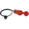 BENNING 16 A CEE-Kupplung auf Schuko-Stecker Adapterkabel für VDE 0701/0702 Prüfung (044122)