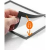 DURABLE DURAFRAME A3 Selbstklebender Informationsrahmen, Dunkelblau, 2er-Pack