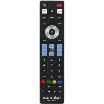 SUPERIOR ELECTRONICS SUPER Ready5 S Universal-Fernbedienung – Schwarz SUPTRB019