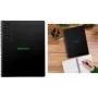 Rhodia Greenbook College Notizbuch A5+ kariert Schwarz 119924C