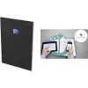 Oxford Smart Notizblock, DIN A4, kariert, 80 Blatt, Schwarz 400191246