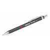 rotring Tikky Retro Mechanischer Bleistift 0,5 mm Grau Verchromte Feste Führungshülse Gummi Wellenprofil 2202567
