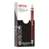 Rotring Tikky Retro Mechanikbleistift 0,5 mm Rot verchromte Hülse Gummi-Griffzone 2202568
