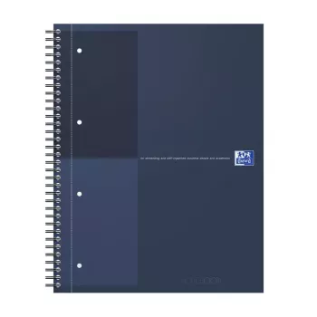 Oxford International Collegeblock Notizbuch, DIN A4+, liniert, Hardcover, Spiralbindung, 80 Blatt, 1 Stück (400194458)