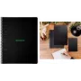 RHODIA GREENBOOK College Block A4+ liniert, schwarzer Einband aus Recyclingkarton 119933C