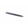 Waterman Impression Kugelschreiber – Blauer Lack, Chrom-Zierring, Mittlere Spitze, Geschenkbox 2225468