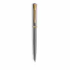 Waterman Impression Kugelschreiber aus Edelstahl mit Goldbeschlag, Medium Blau, Geschenkbox 2225495