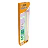 BIC Evolution PASTEL Graphitstifte HB 2 mm verschiedene Pastellfarben 12er-Pack 518307