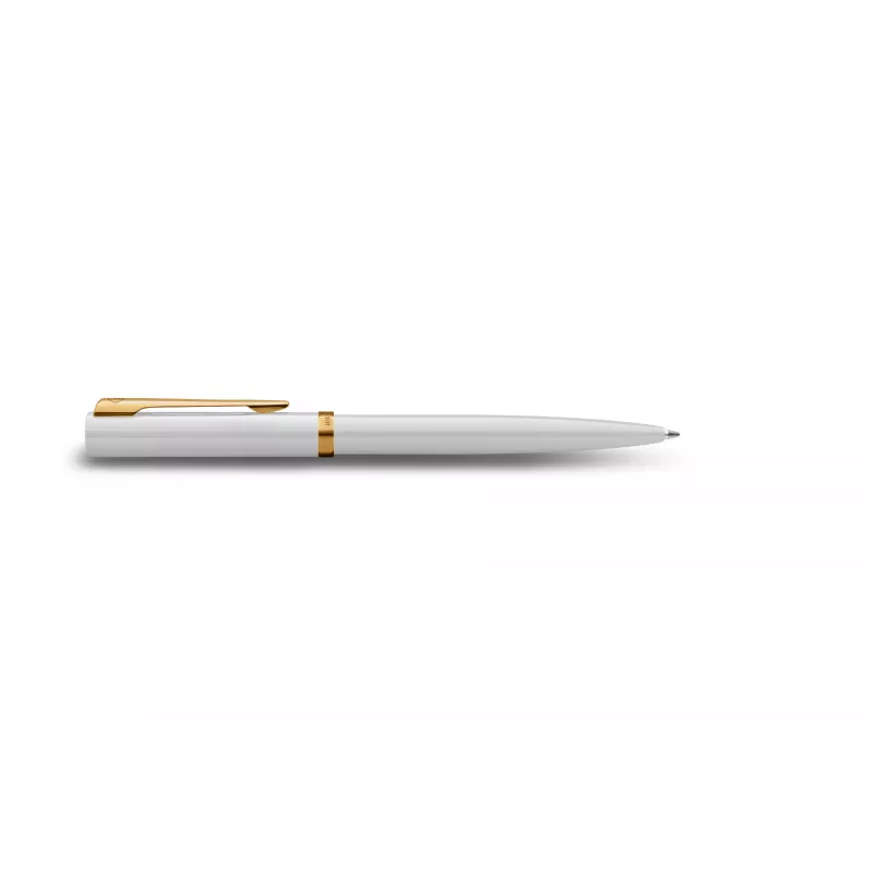 Waterman Allure Impression Kugelschreiber, Weiß Lack, Gold Zier, Mittlere Blaue Tinte 2225511