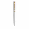 Waterman Allure Impression Kugelschreiber, Weiß Lack, Gold Zier, Mittlere Blaue Tinte 2225511