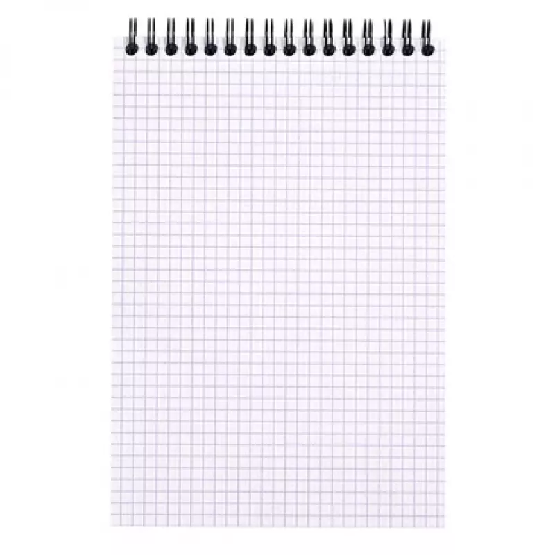 Rhodia No. 16 A5 kariertes Spiralnotizbuch, Schwarz 165009C