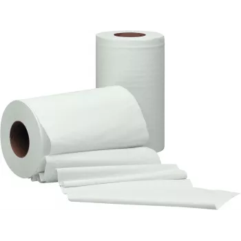 TORK Reflex Mehrzweck-Reinigungsrolle, 2-lagig, Weiß, 67 m, perforiert, ungeprägt, 1 Rolle (473474)