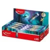Maped DRAGON Kunststoff-Radierer, Lippenstift-Format, Twist-Out, 20er-Display 152025