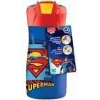 Maped PICNIK Superman Trinkflasche aus Edelstahl 0,43 L Blau/Rot mit Strohhalm 871233