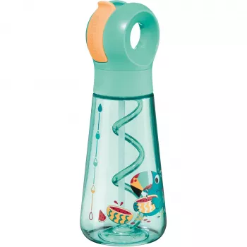 Maped PICNIK TUKAN Trinkflasche 0,5 L Grün Ecozen mit Strohhalm 873103