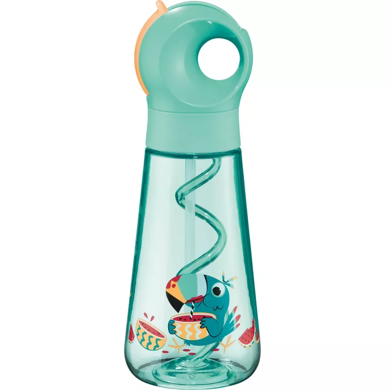 Maped PICNIK TUKAN Trinkflasche 0,5 L Grün Ecozen mit Strohhalm 873103