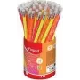 Maped Neon HB Graphitstift mit Radiergummi, dreieckig, 72er-Pack Etui 853789FC