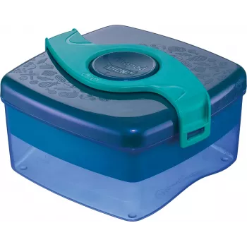 Maped PICNIK ORIGINS Brotdose 1,4L Aqua mit 2 Fächern, herausnehmbarem Behälter & Trenner 870108