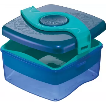 Maped PICNIK ORIGINS Brotdose 1,4L Aqua mit 2 Fächern, herausnehmbarem Behälter & Trenner 870108