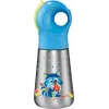 Maped PICNIK Isolierflasche Waschbär, 350 ml Edelstahl mit Strohhalm 873001