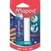 Maped Pixel Party Radiergummi mit Nachfüllung, Lippenstift-Stil, Blisterpackung 152015