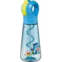 Maped PICNIK Raccoon Trinkflasche 0,5 L Blau mit Strohhalm 873101
