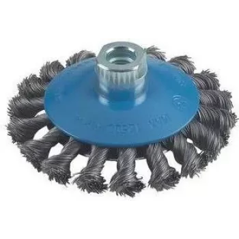 Bosch Kegelbürste, geknoteter Draht, 100 mm, 0,5 mm, 12500 U/min, M14 2608622011