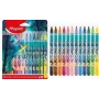 Maped DRAGON Filzstifte, 12 verschiedene Farben, 2,8 mm Rundspitze, Kartonetui 845434