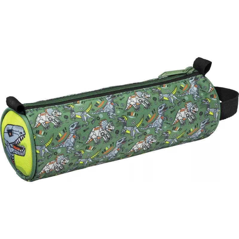 Maped Dinosaurier Roll-Up Federmäppchen, Neopren, Grün/Schwarz, Reißverschluss, 1 Stück 932909