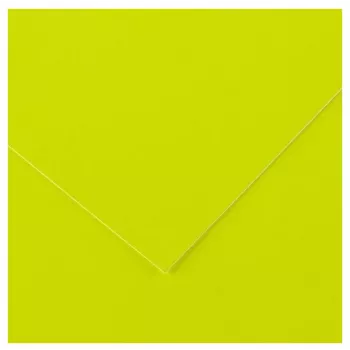Canson Vivaldi Farbpapier, 500 x 650 mm, 250 g/m², Neongelb, 25 Blatt (C200403809)