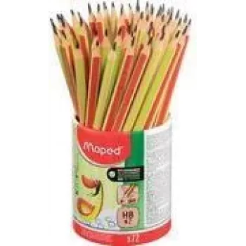 Maped KIDY Learn Dreieckiger HB Lernbleistift, 2,2 mm, 72-teiliger Köcher (854601)